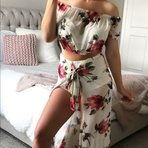 Two Piece Dress Set I Floral Dress I Baecation Dress I Vacation Dress